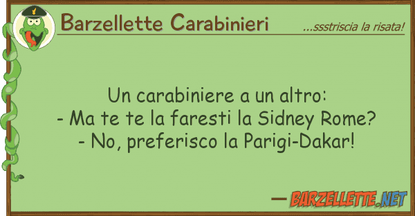 Barzellette Carabinieri carabiniere altro: - te te