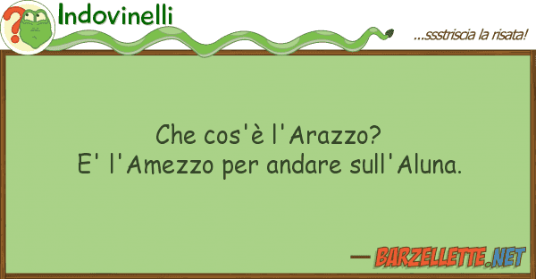 Indovinelli cos'è l'arazzo? e' l'amezzo