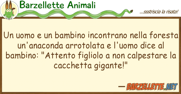 Barzellette Animali uomo bambino incontrano fo
