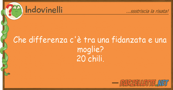 Indovinelli differenza c'è fidanzata