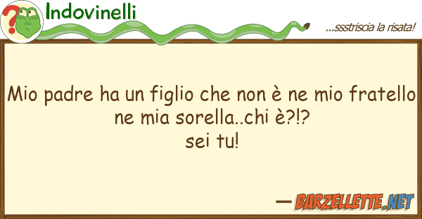 Indovinelli padre ha figlio è