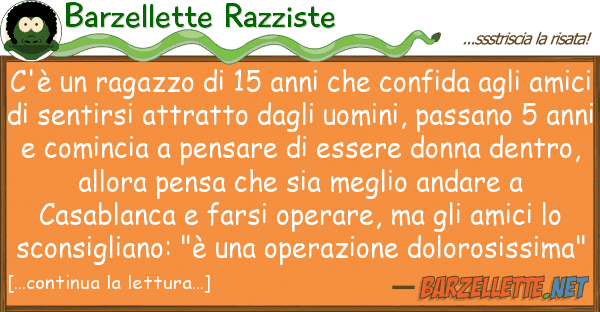 Barzellette Razziste c'è ragazzo 15 anni confida