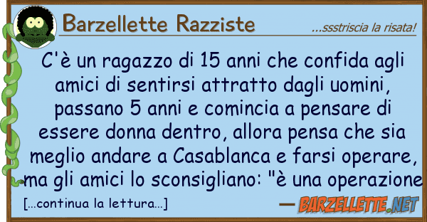 Barzellette Razziste c'è ragazzo 15 anni confida