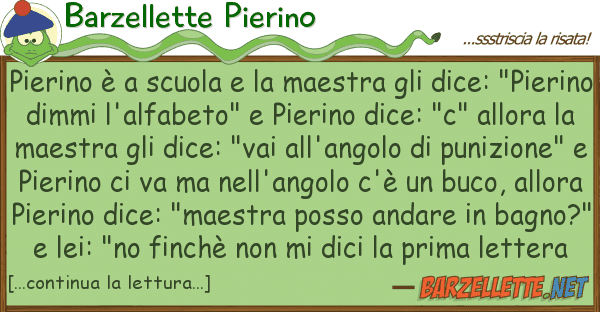 Barzellette Pierino pierino è scuola maestra dic
