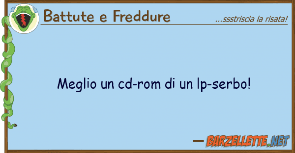 Battute e Freddure meglio cd-rom lp-serbo!