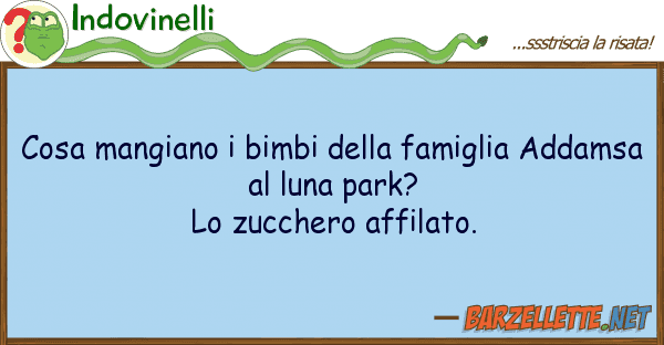 Indovinelli cosa mangiano bimbi famiglia add