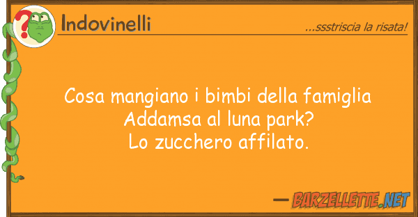 Indovinelli cosa mangiano bimbi famiglia add