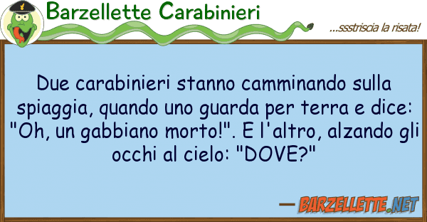 Barzellette Carabinieri due carabinieri stanno camminando