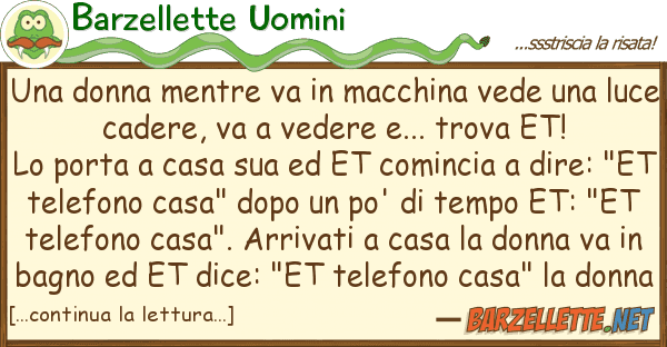 Barzellette Uomini donna mentre va macchina vede