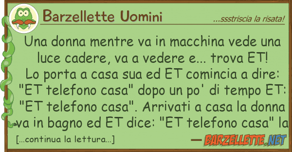 Barzellette Uomini donna mentre va macchina vede