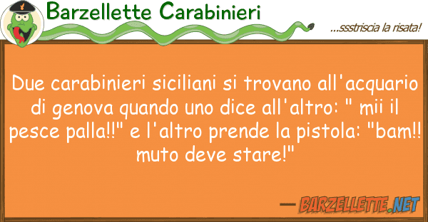 Barzellette Carabinieri due carabinieri siciliani trovano