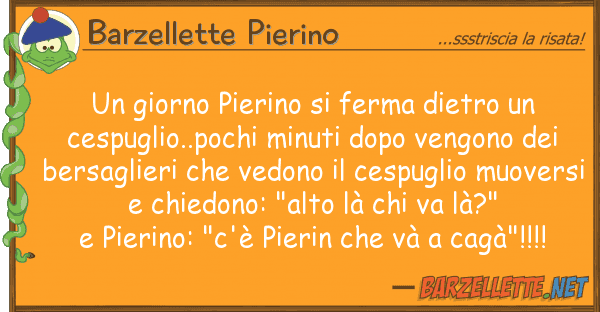 Barzellette Pierino giorno pierino ferma dietro ces