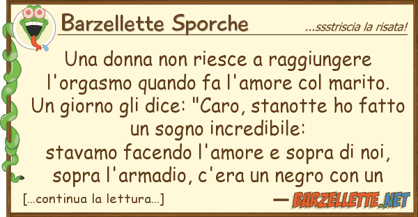 Barzellette Sporche donna riesce raggiungere l'org