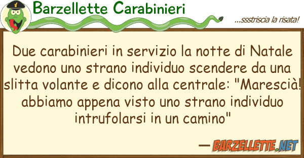 Barzellette Carabinieri due carabinieri servizio notte