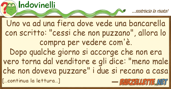 Indovinelli va fiera vede bancar