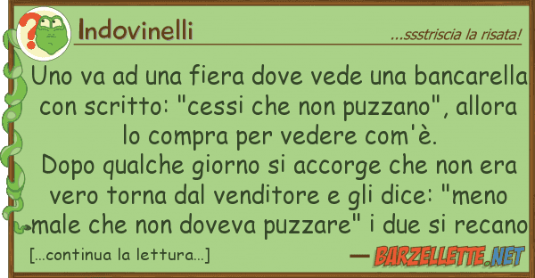 Indovinelli va fiera vede bancar