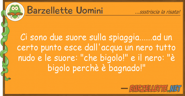 Barzellette Uomini sono due suore spiaggia......ad