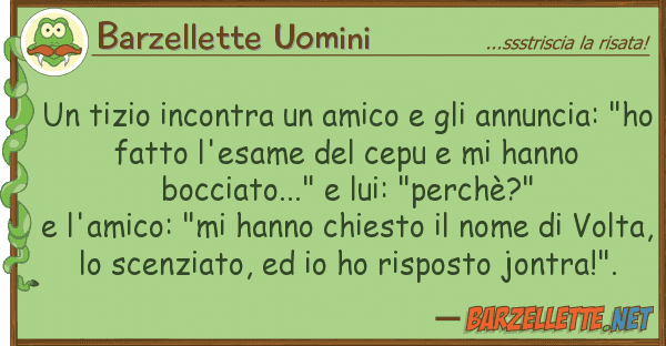 Barzellette Uomini tizio incontra amico annunci