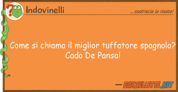 Indovinelli chiama miglior tuffatore spag