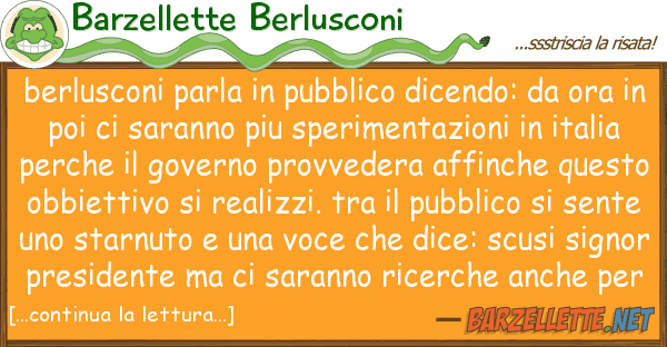 Barzellette Berlusconi berlusconi parla pubblico dicendo: