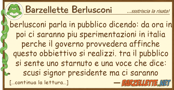 Barzellette Berlusconi berlusconi parla pubblico dicendo:
