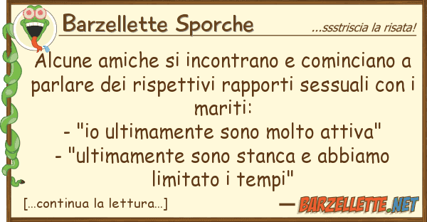 Barzellette Sporche alcune amiche incontrano cominciano