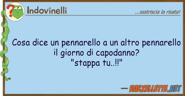 Indovinelli cosa dice pennarello altro penna