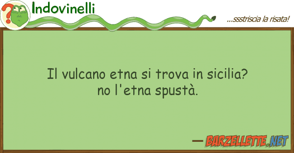 Indovinelli vulcano etna trova sicilia? no
