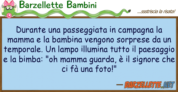 Barzellette Bambini durante passeggiata campagna m