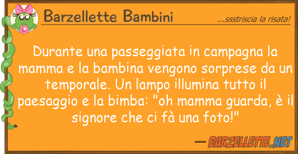 Barzellette Bambini durante passeggiata campagna m