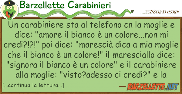 Barzellette Carabinieri carabiniere sta telefono cn mog