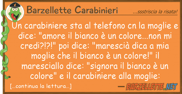 Barzellette Carabinieri carabiniere sta telefono cn mog
