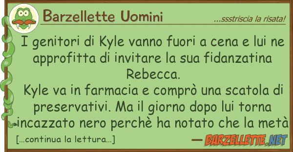 Barzellette Uomini genitori kyle vanno fuori cena