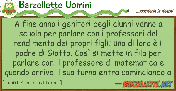 Barzellette Uomini fine anno genitori alunni vann