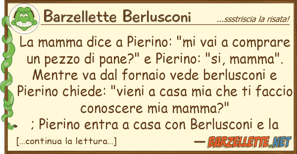 Barzellette Berlusconi mamma dice pierino: "mi vai compr