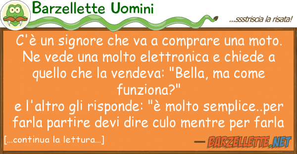 Barzellette Uomini c'è signore va comprare mo