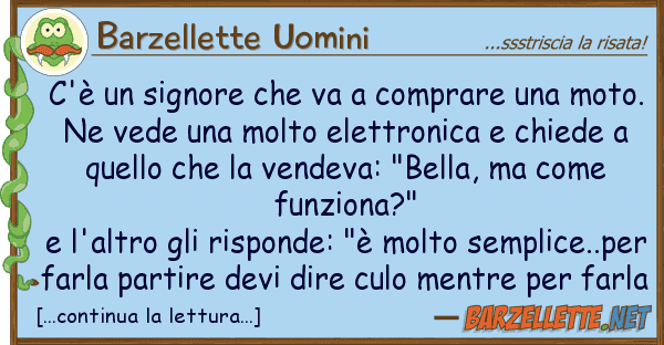 Barzellette Uomini c'è signore va comprare mo