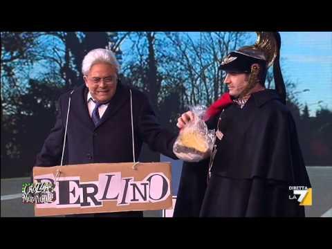 Crozza che imita Mattarella...e l'autostop di stato!